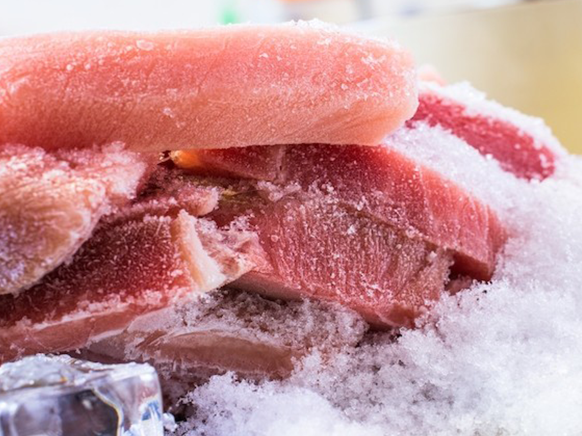 frozen meat